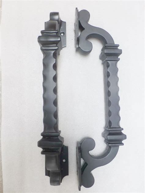 iron main gate handle design|wrought iron door handles.